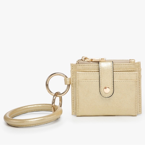 JEN & CO Sammie Mini Snap Wallet. Gorgeous Gold Color. NWOT - Picture 1 of 6